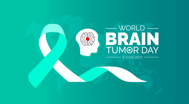 World Brain Tumor Day background or banner design template. vector illustration.