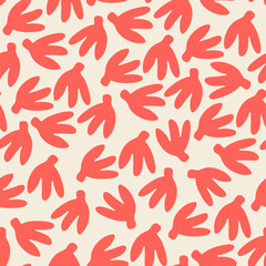 Obraz na płótnie Canvas Seamless pattern. Hand drawn patterns inspired by the rich colors of natural dyes, organic and geometric shapes, vintage charm with a modern touch For wrapping paper, other design projects