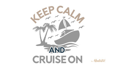 Keep calm and cruise on SVG Craft Design.