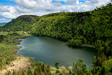 Paysage autour du Lac de Bonlieu
