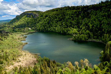 Paysage autour du Lac de Bonlieu