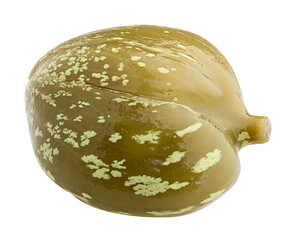 caper isolated on white background, full depth of field