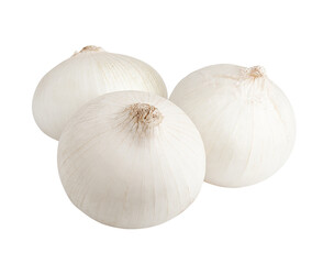 onion, isolated on white background, full depth of field