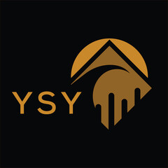 YSY golden color letter logo. YSY golden image on black background. Gold jewelry ornament bracelet Monogram logo design and best business icon.		
 - obrazy, fototapety, plakaty