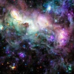 Fototapeta na wymiar Space galaxy sky star nebula clouds