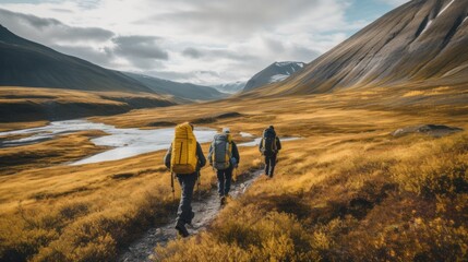 Obraz premium Exploration and adventure, Convey a sense of exploration and adventure by featuring intrepid explorers venturing into the unknown