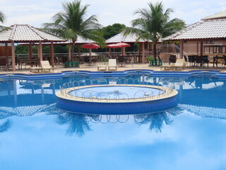 swimming pool in hotel