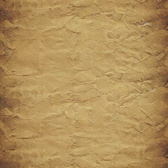 Vintage Aged Paper Texture Background: Brown, Crumpled, and Textured Old Paper with a Grungy Pattern, Perfect for Antique Design. generative AI