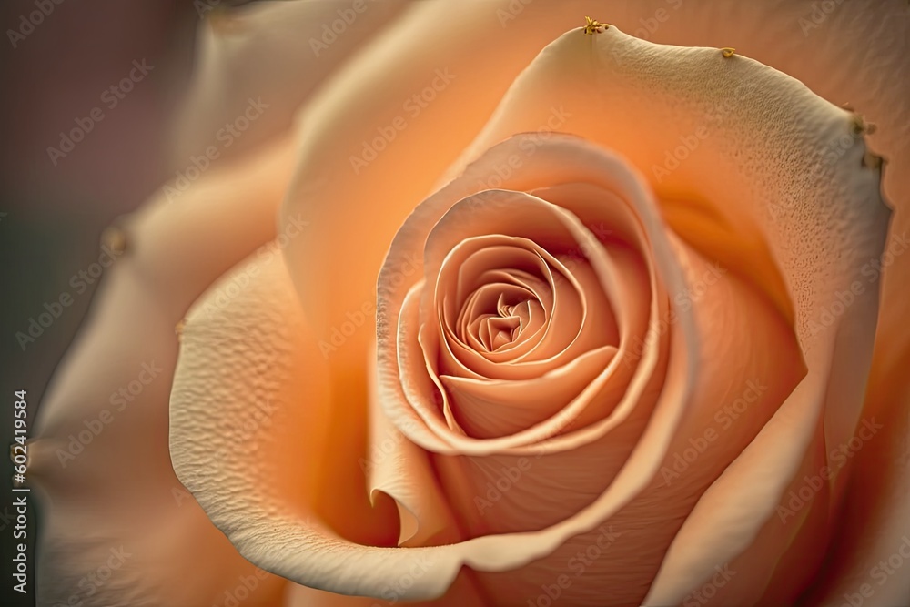 Sticker detailed close-up view of a vibrant pink rose flower Generative AI