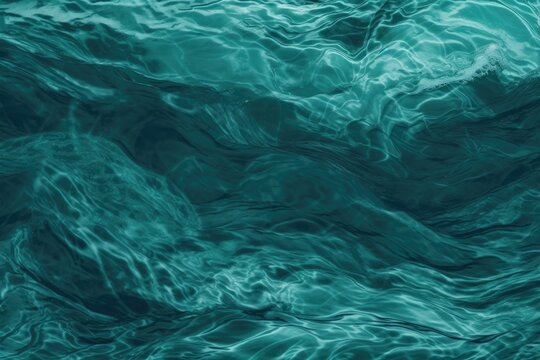 crystal clear lake surrounded by lush green trees and mountains in the background Generative AI