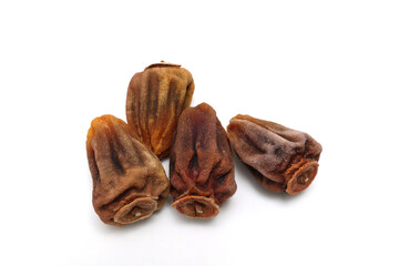 白背景の干し柿