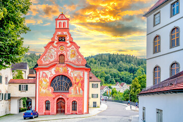 Altstadt, Fuessen, Bayern, Deutschland 