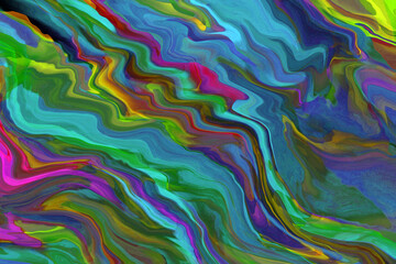 Green pink blue Marble background