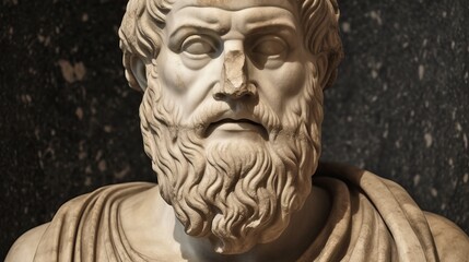 Ancient Greece Plato. AI generated