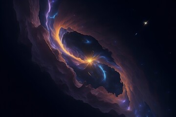 Distant Star Forming from the Stardust of glaxies, Space Wallpaper