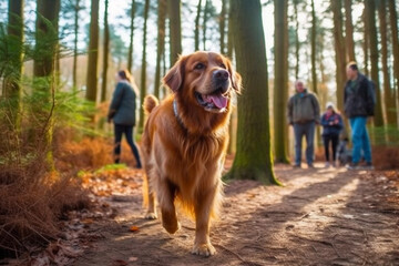 Dog illustration Ai generative