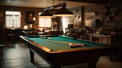 Game room A space designated for playing games. AI generated