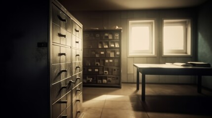 Panic room A secure fortified room designed. AI generated