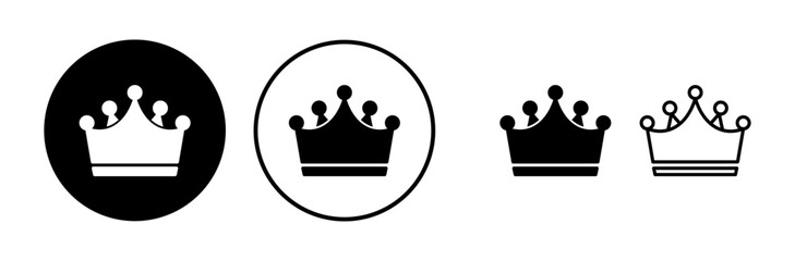 Crown Icon vector. Crown symbol for web site design,