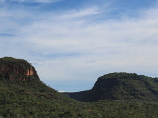 view of the mountains