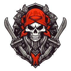 Hauntingly beautiful skull symbol warrior tshirt