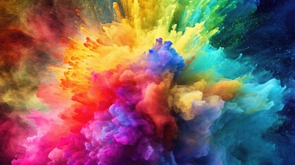 Obraz na płótnie Canvas Colorful smoke background