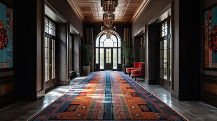 Bohemian Rug for Hallway