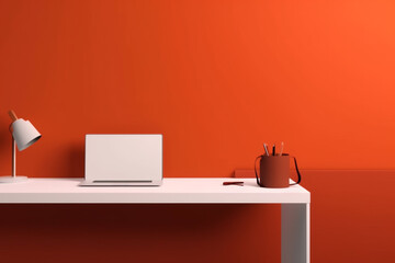 Minimalist Concept Background For Student Presentation. Generative AI.