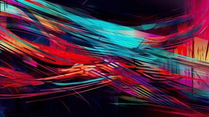 Abstract Background by Generated AI