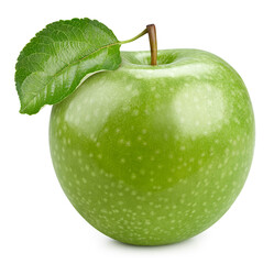 Green apple isolated on white background