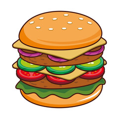 Burger Vector Illustration