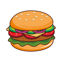 Burger Vector Illustration