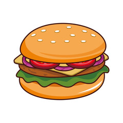 Burger Vector Illustration