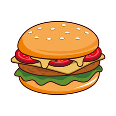 Burger Vector Illustration