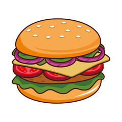 Burger Vector Illustration