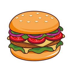 Burger Vector Illustration