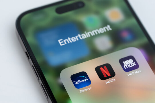 Video streaming app on iphone menu