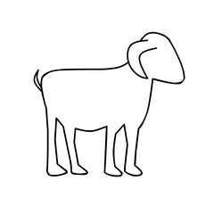 Sheep Lineart