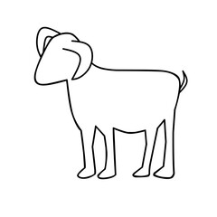Sheep Lineart