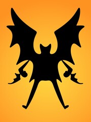 halloween on a dark background