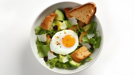 salad with eggs and vegetables