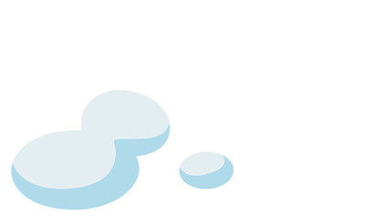 Obraz premium Cloud picture in a png file for graphic resources.