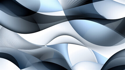 Generative AI, A modern abstract pattern in shades of gray, white, and blue