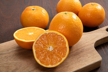 ジューシーな柑橘類、清見オレンジ