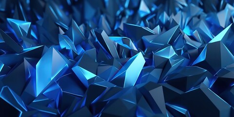 beautiful abstract sapphire background showing a blue crystal surface