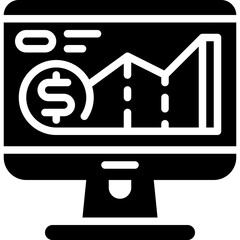 monitor solid icon