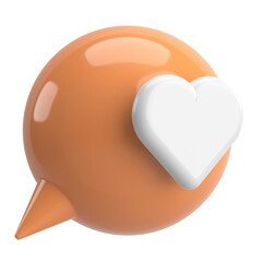 Like icon. Like button. 3D illustration.