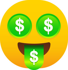 Money Mouth Face emoji