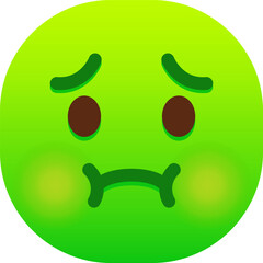 Nauseated Face emoji