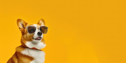 dog summer holiday, with generative ai